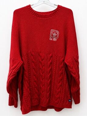 Walt Disney World knit Sweater by Spirit Jersey Adults XL Red